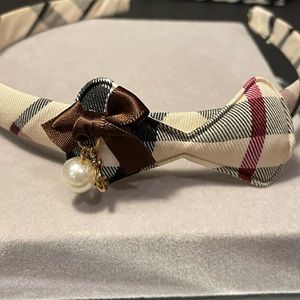 (New!) Plaid bow headband (ages 5+)